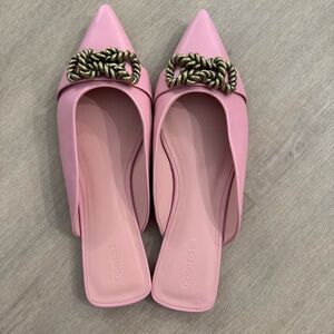 Open edit for Nordstrom pink slides with bow